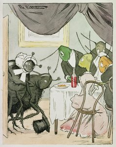 Pinsamma familjerelationer av Theodor Kittelsen