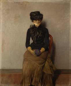 I väntrummet, Paris av Theodor Kittelsen