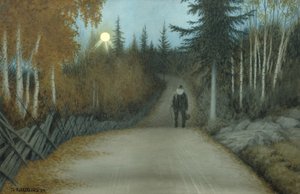 På vägen hem av Theodor Kittelsen