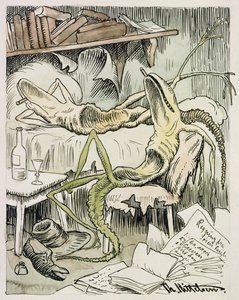 Den litterära influensan av Theodor Kittelsen