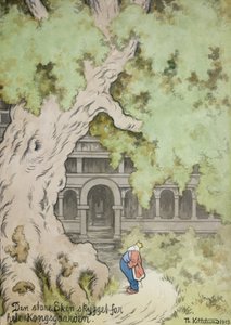 Den stora eken skuggar hela kungens gods av Theodor Kittelsen