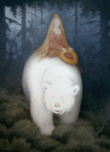 White Bear King Valemon av Theodor Kittelsen