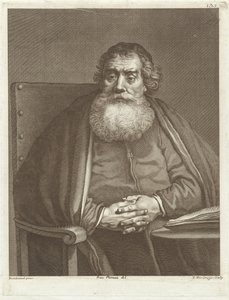 Sittande man med skägg av Theodor Vercruys