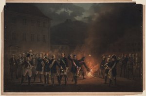 Fackeltåg i Heidelberg den 30 januari 1857, 1857 av Theodor Verhas