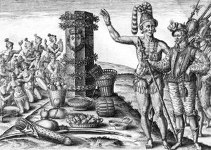 Florida Indians av Theodor de Bry