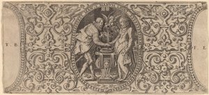 Prydnad av Theodor de Bry