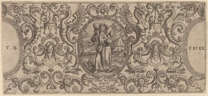 Prydnad av Theodor de Bry