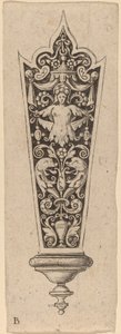 Prydnad för knivhandtag av Theodor de Bry