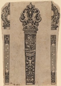Prydnad för knivhandtag av Theodor de Bry