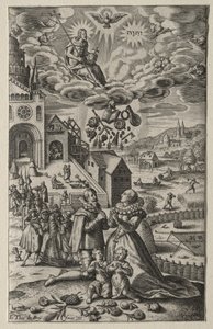 Bön av Theodor de Bry