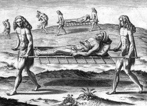 Timucuan-indianerna av Theodor de Bry
