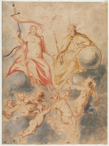 heliga treenigheten av Theodor van Thulden