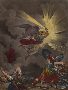 Herrens ängel som dödar assyrierna (etsning)