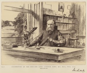 Dagens kändisar, Sir John Lubbock, Baronet, MP, DCL, FRS, LLD