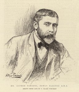 Alfred Parsons, nyvald ARA av Theodore Blake Wirgman