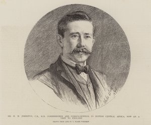 Mr H H Johnston, kommissionär och generalkonsul i brittiska centralafrika, nu på besök i England av Theodore Blake Wirgman