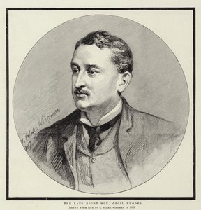 Den avlidne hedersmannen Cecil Rhodes av Theodore Blake Wirgman