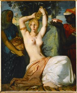 Esthers toalett... av Théodore Chassériau
