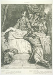 Plansch 14 (Akt V, scen II), ur Othello: Femton etsningar av Théodore Chassériau
