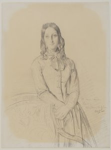 Porträtt av Madame Ravaisson av Théodore Chassériau