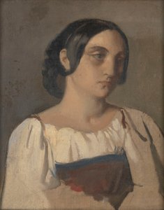 Porträtt av en italiensk kvinna av Théodore Chassériau