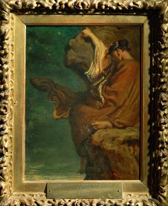 Sappho (flämtande) av Theodore Chasseriau