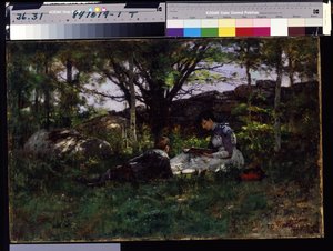 A June Idyl (olja på duk)