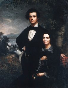Mr. och Mrs. Daniel T. MacFarlan, 1858. av Theodore E. Pine