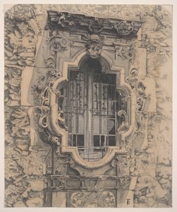 Rose Window, Mission San Jose av Theodore Gentilz