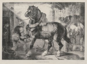 En fransk hovslagare av Theodore Gericault