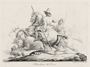 Slaktare i Rom (Roman Butchers) av Theodore Gericault