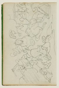 Kavalleristrid av Theodore Gericault