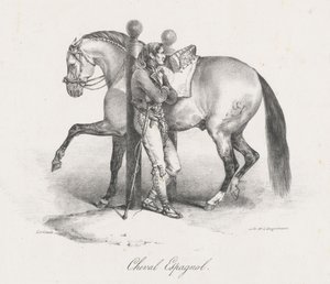 Spansk häst (A Spanish Horse) av Theodore Gericault