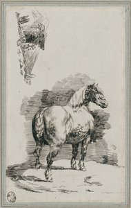 En gråprickig häst (A Dapple-Gray Horse) av Theodore Gericault