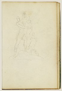 En grupp bestående av tre figurer av Theodore Gericault
