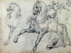 Hästar av Theodore Gericault