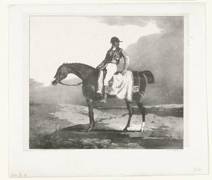 Jockey på en engelsk fullblodshäst av Theodore Gericault