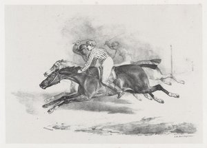 La Course (Loppet) av Theodore Gericault