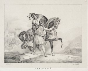 Lara sårad av Theodore Gericault