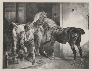 Den engelska hovslagaren (The English Farrier) av Theodore Gericault