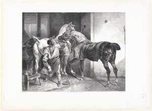 Den engelska hovslagaren (The English Farrier) av Theodore Gericault