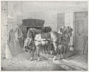 Les Boueux (Gatustädarna) av Theodore Gericault