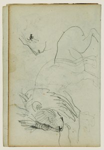 Studier av lejon av Theodore Gericault