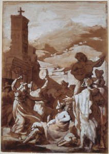 Neapolitansk dans: Tarantella av Theodore Gericault