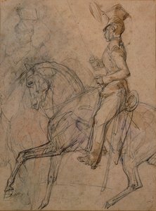 Officer för de polska Lancers av Theodore Gericault