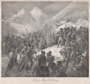 Passagen genom Saint-Bernard-berget av Theodore Gericault