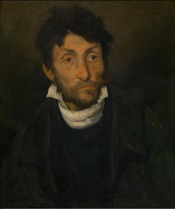 Porträtt av en kleptoman av Theodore Gericault