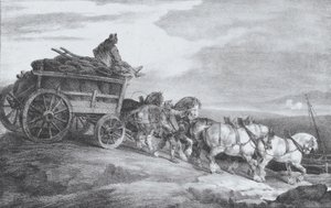 Kolvagnen [sic.], 1821. av Theodore Gericault