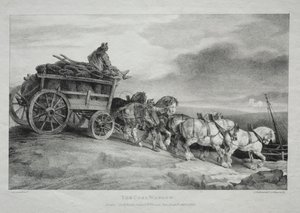 Kolvagnen, 1821. av Theodore Gericault
