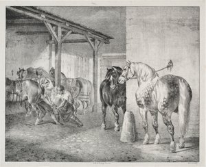 Ferriers skjul av Theodore Gericault